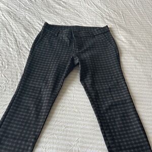 Kut from the Kloth Black Plaid Trousers